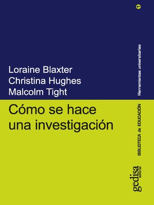 cover image of Cómo se hace una investigación